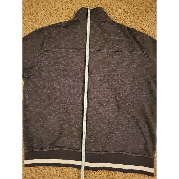 Sean John Men's Zip Up Long Sleeve Jacket Size XXL/2XL Grey White - Picture 14 of 14
